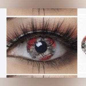 New RED GRAY MY44 Halloween Contact Eyewear SALE $$